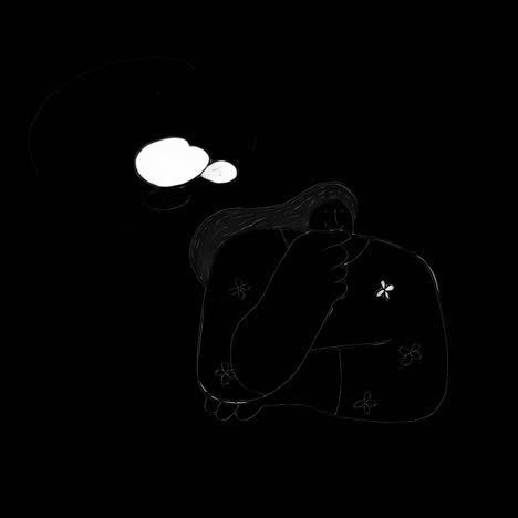 Creative idea abstract illustration animation isolated asset, transparent 4K video, alpha channel