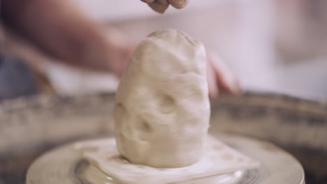 a clay masterpiece in the making