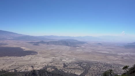 the volcano cofre de perote in el pizarro, a tourist destination in puebla, mexico