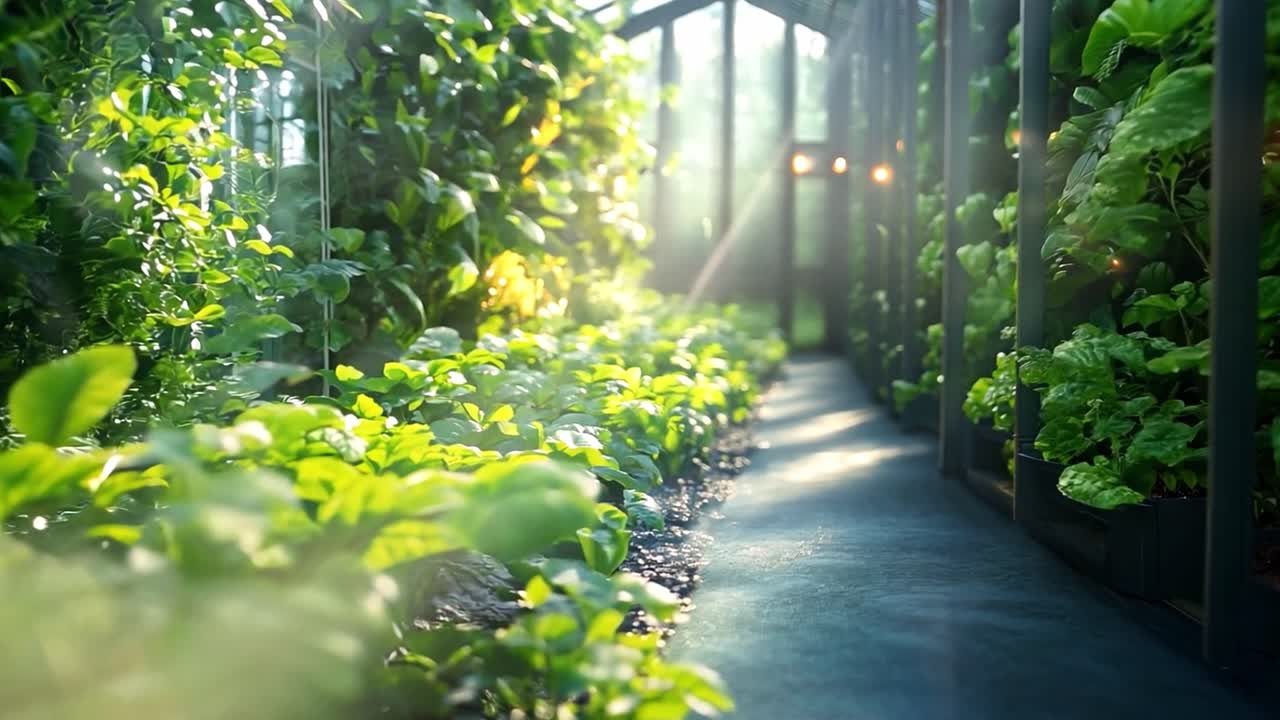 Indoor Greenhouse with Vertical Farming