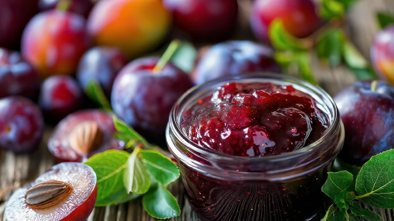 집에서 만든 플럼