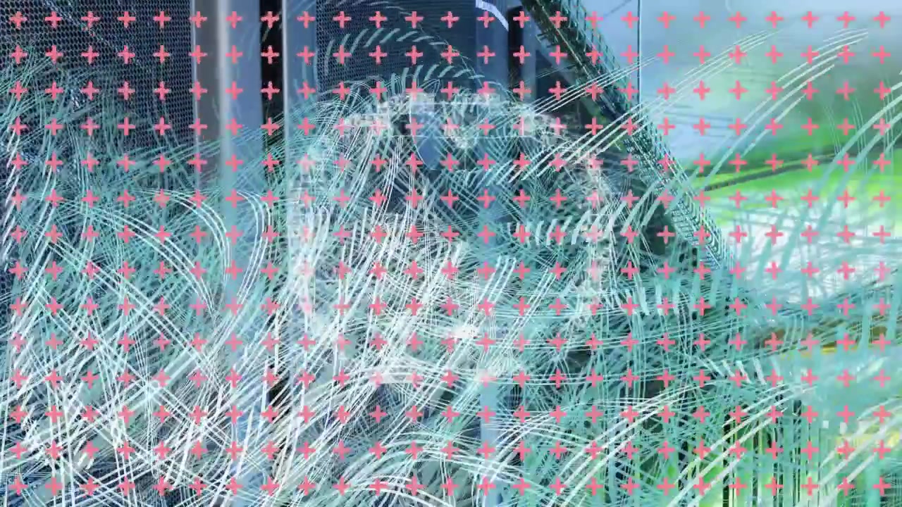This video shows a global network of servers with data processing and digital communication