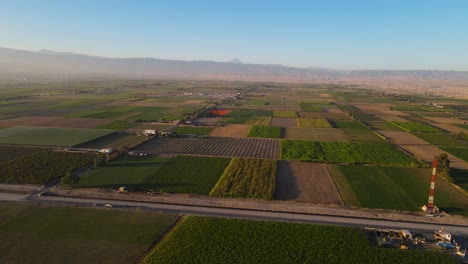 Pedregal-Aerial-shots-of-the-area-and-its-way-of-farming-and-life,-at-different-times-of-the-day