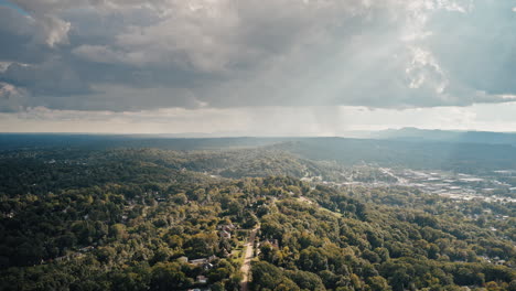 Aerial-Hyperlapse-of-Missionary-Ridge-with-Storms-in-Background