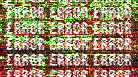 4k error glitch looped background