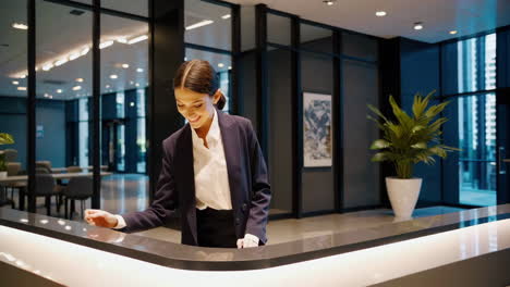 business receptionist