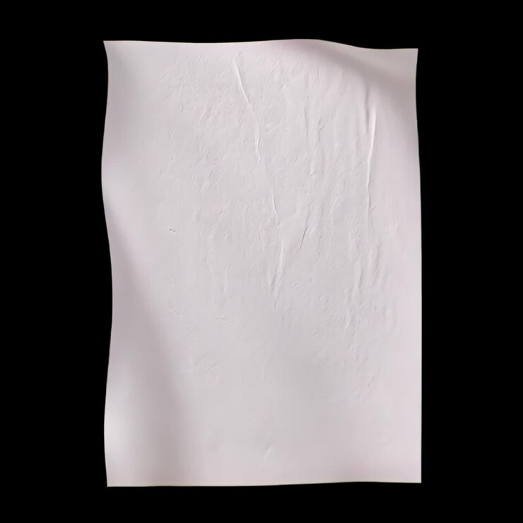 Textured white fabric animation isolated asset, transparent 4K video, alpha channel, ProRes 4444