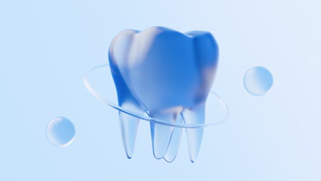 3d rendered tooth