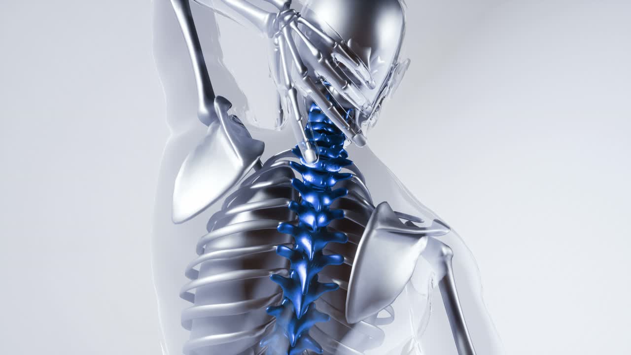 인체 척추 골격  ⁇  모델과 장기