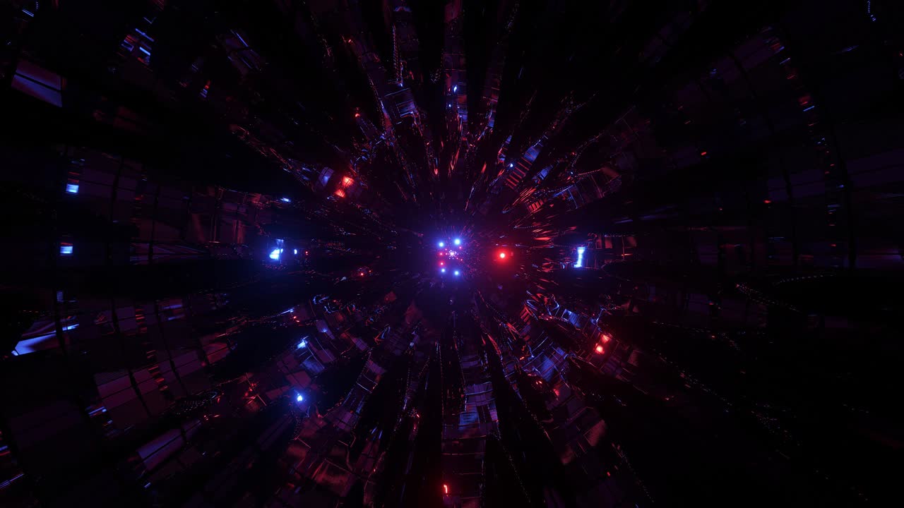 animación de túnel abstracto