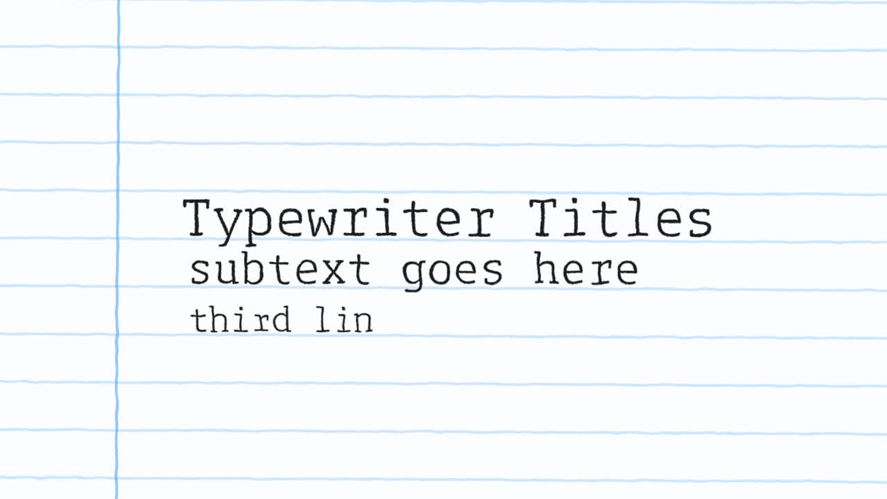 Typewriter and Paper