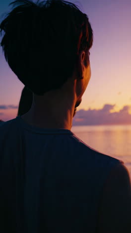 couple at sunset on pier