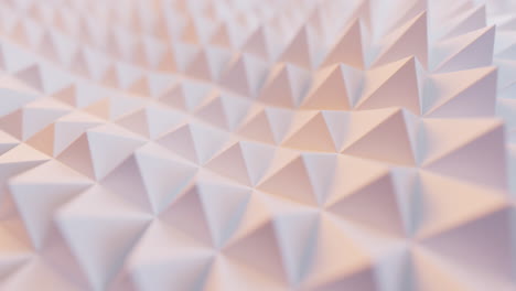 triangle shape sound-absorbing cotton background, 3d rendering.