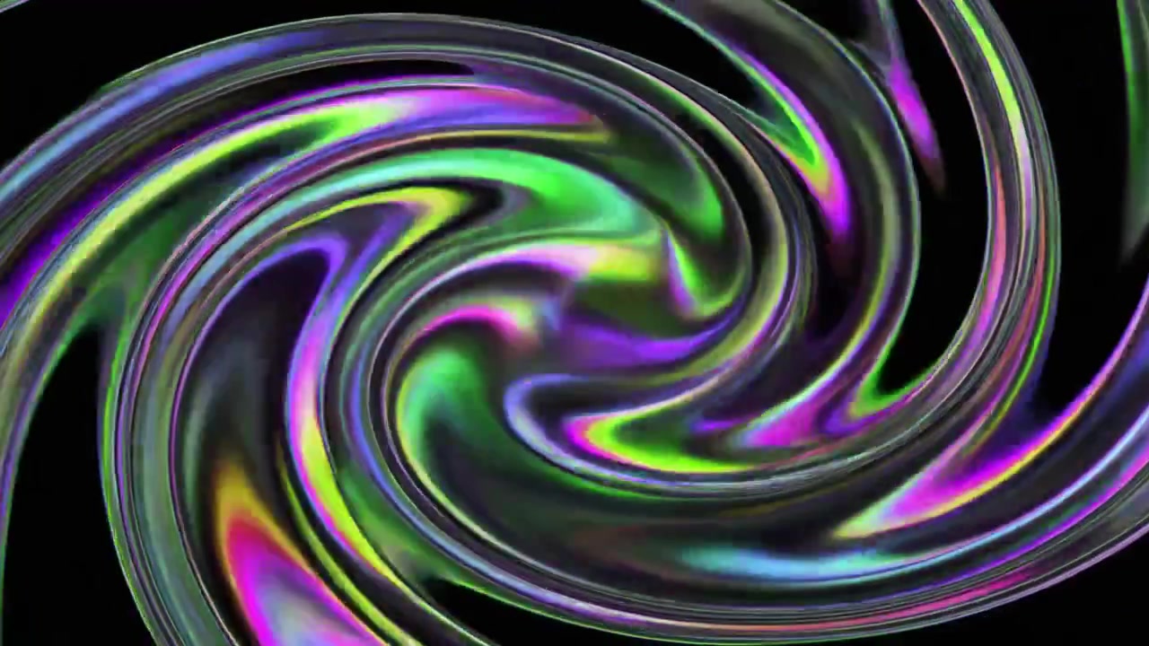 Abstract Swirling Colorful Liquid Motion Background