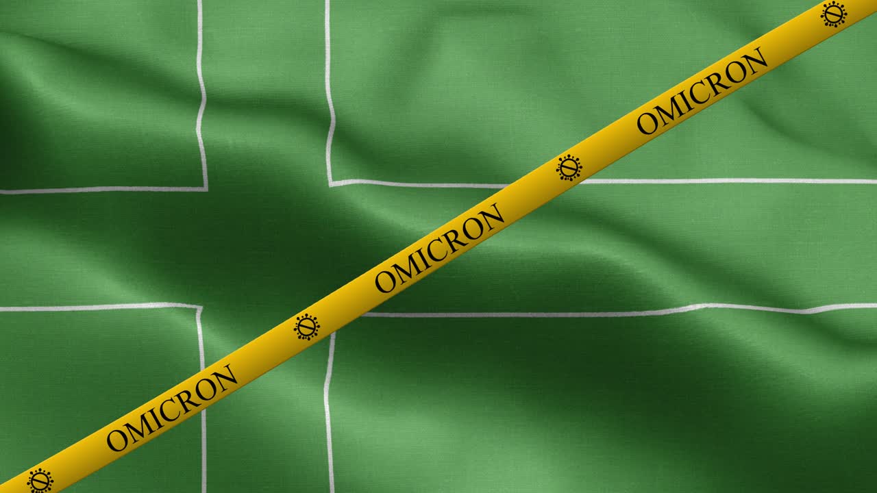 라도니아 발에 오미크론 변종과 금지 줄무 - 라도니아의 발