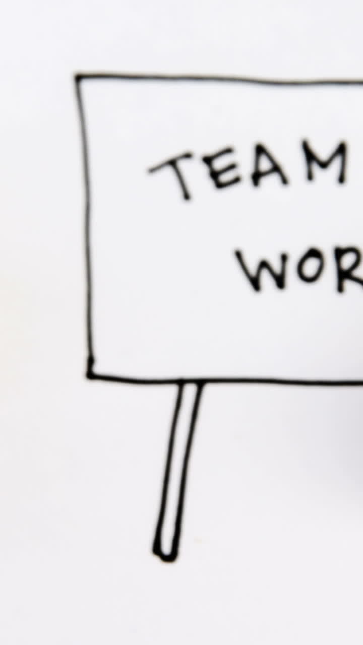 프레젠테이션 에 참석 하는 땅콩 동상 팀