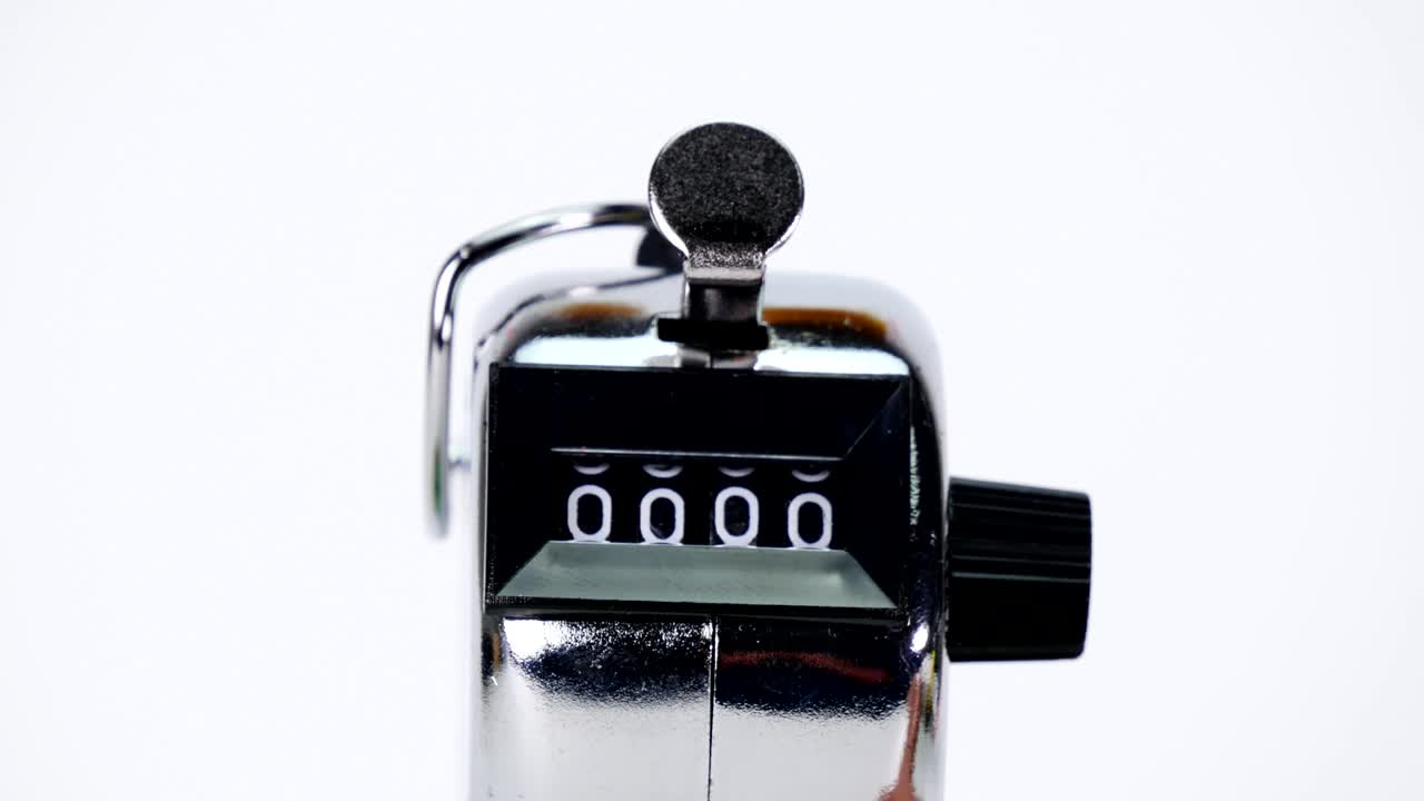 Time lapse, Silver clock shows the running of time.