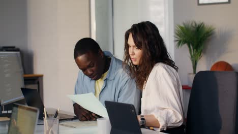 business colleagues collaborating in the office