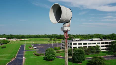 revealing emergency tornado siren