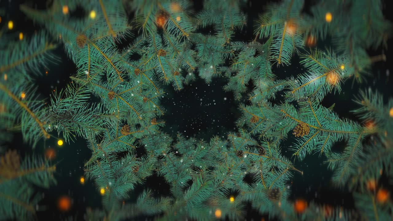 크리스마스 트리 가지 루프