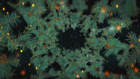 ramas del árbol de navidad bucle