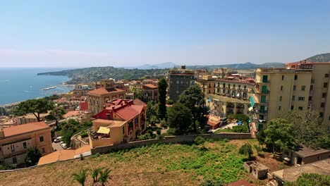 panoramic view of naples with ocean backdrop