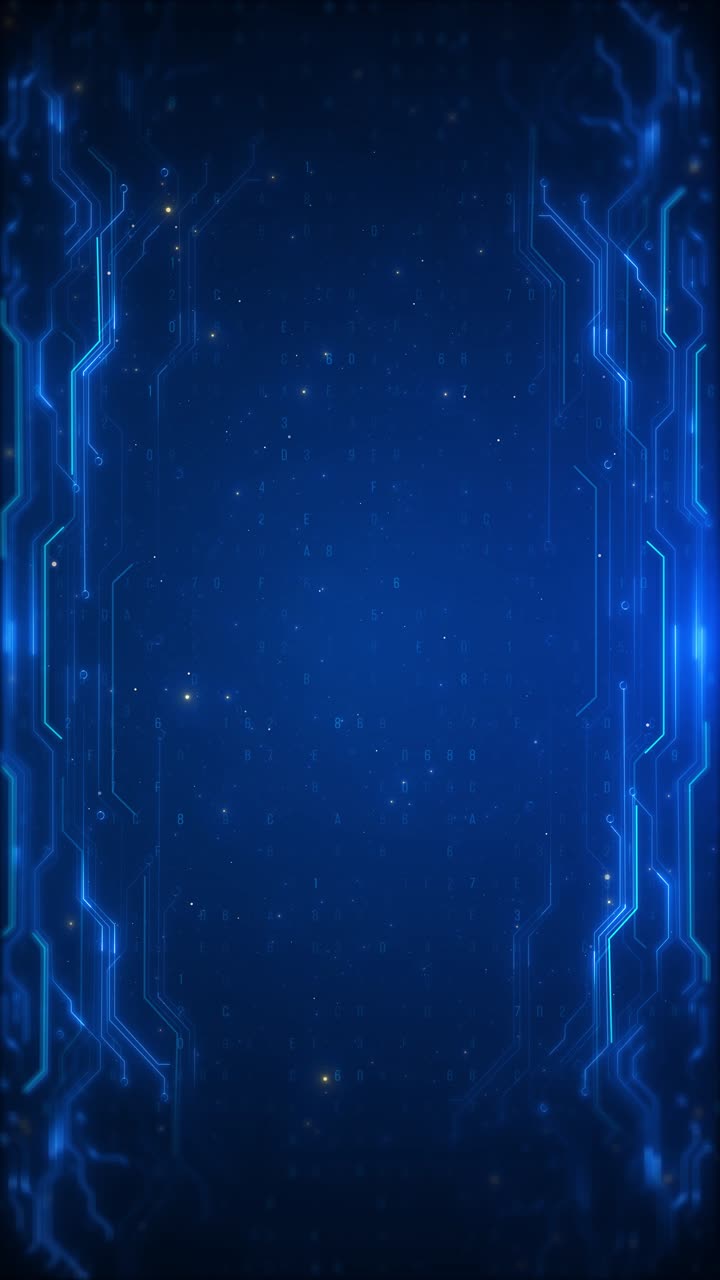 Advanced technology connected lines circuit board big data futuristic technology light design datum