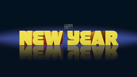 Cartoon-Happy-New-Year-text-on-black-gradient