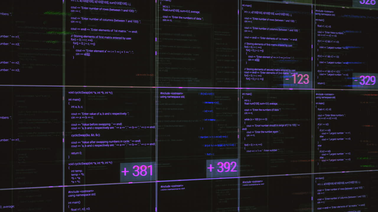 Code Display on Multiple Screens