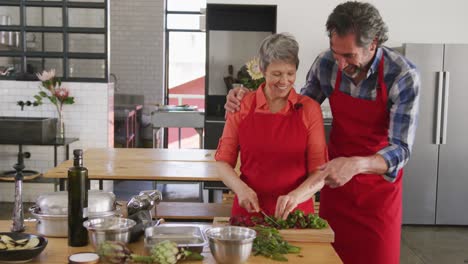 cocineros disfrutando de la cocina juntos