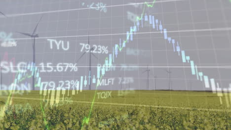 Animación-De-Diagramas-Y-Procesamiento-De-Datos-Sobre-Campo-Con-Turbinas-Eólicas.