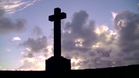 peaceful image of a cross