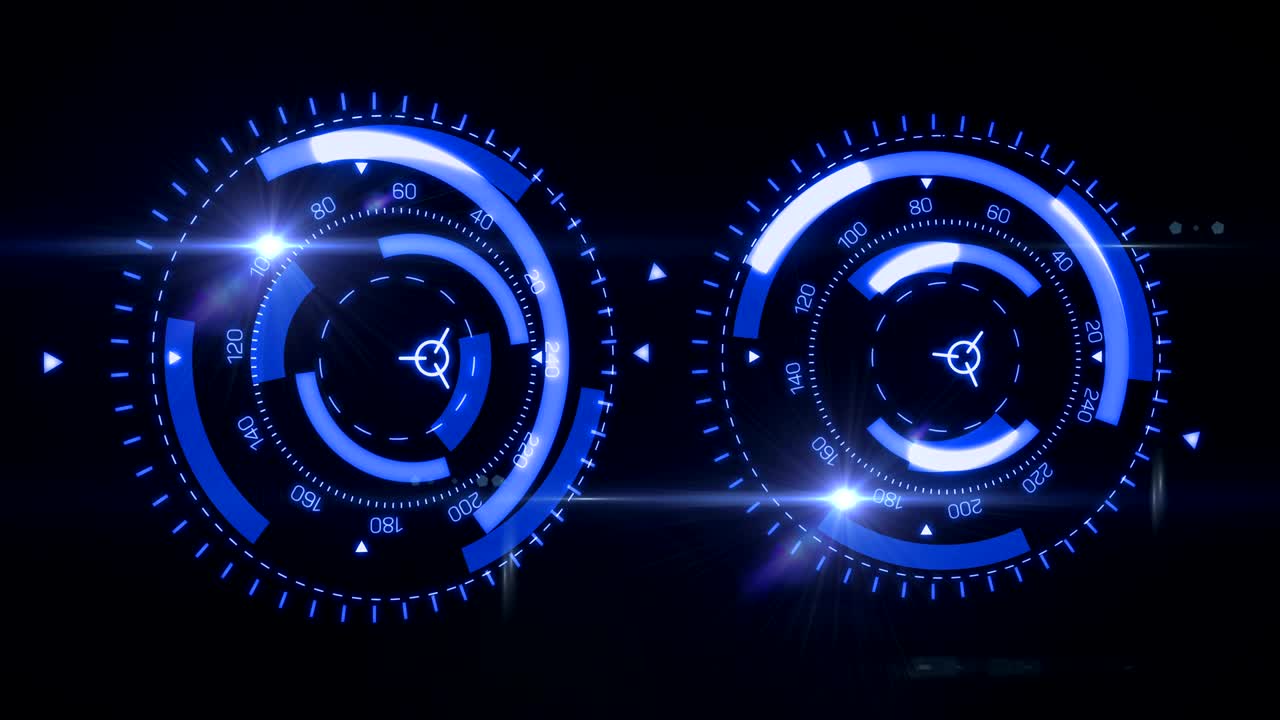 미래의 hud 목표 ux ui 인터페이스, 기술 제목 및 배경에 대한 모션 그래픽, 뉴스 헤드라인 비즈니스 인트로 스크린 세이버