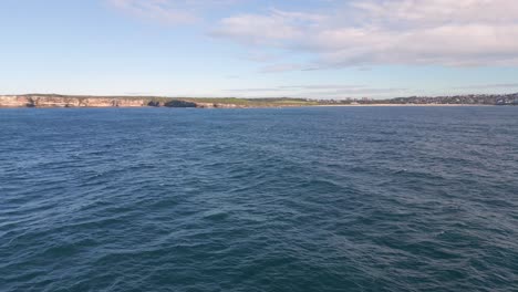 Una-Ballena-Jorobada-Salta-De-La-Superficie-Del-Agua-Del-Océano-En-La-Costa-De-Sydney