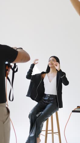 fashion photoshoot behind the scenes