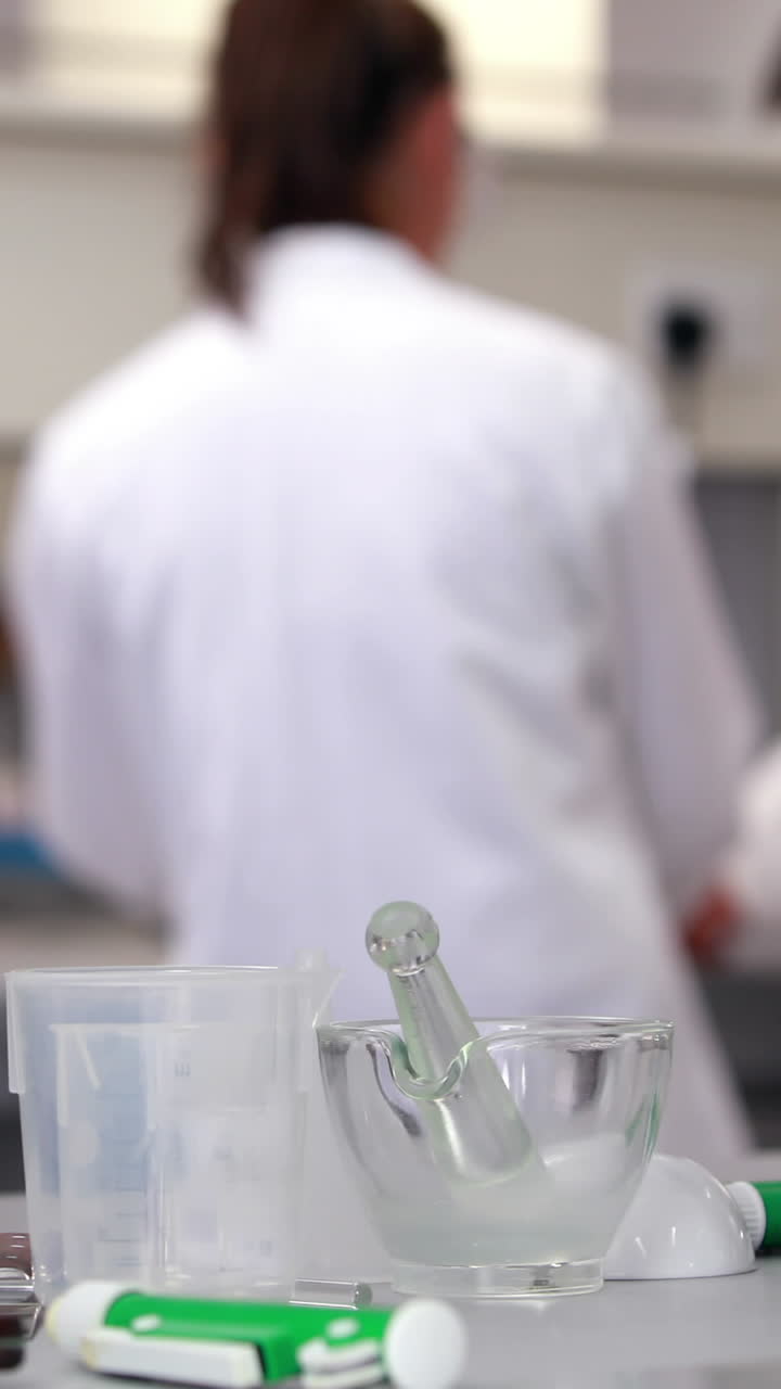 científicos que trabajan juntos en experimentos