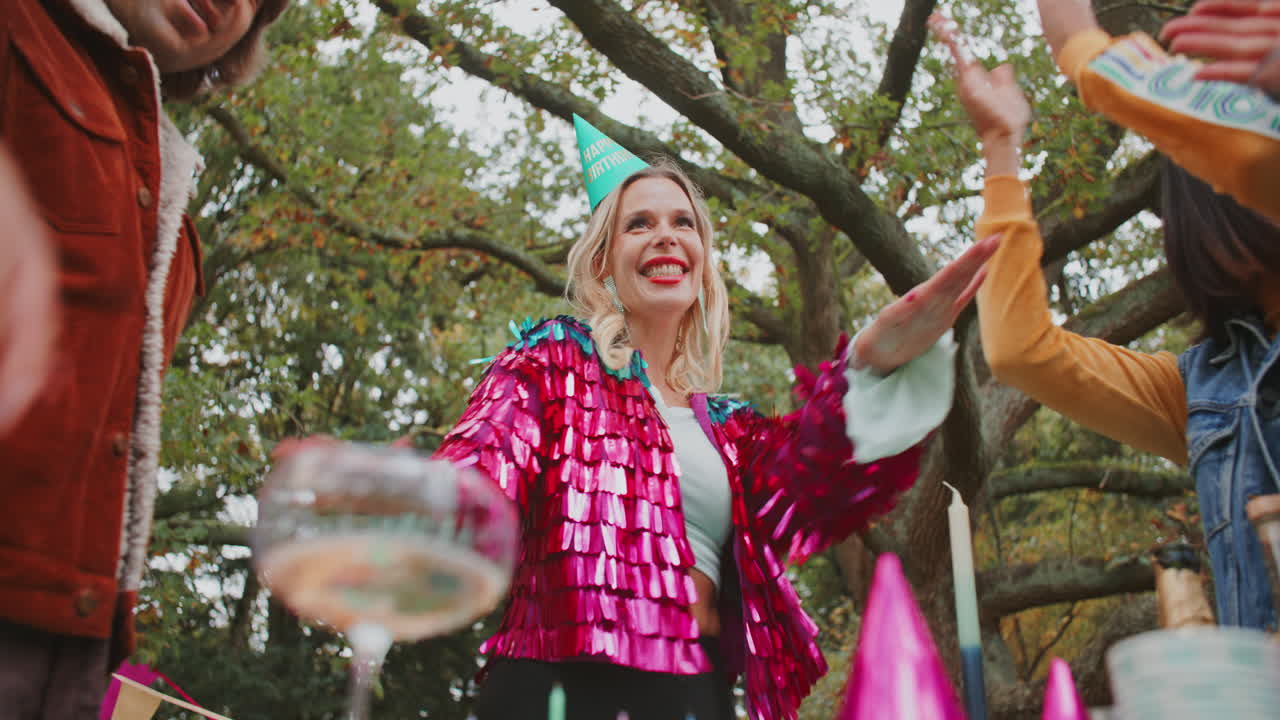 Birthday Celebration with Friends in the Park