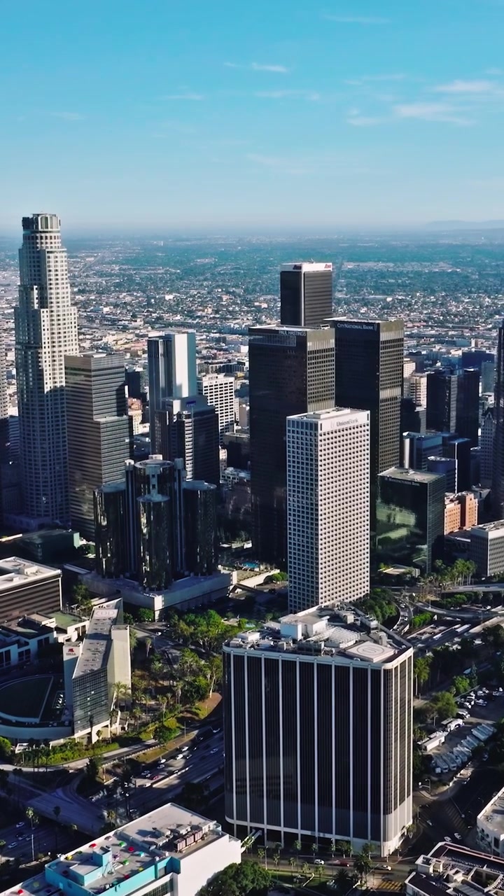 Skyline del centro di Los Angeles