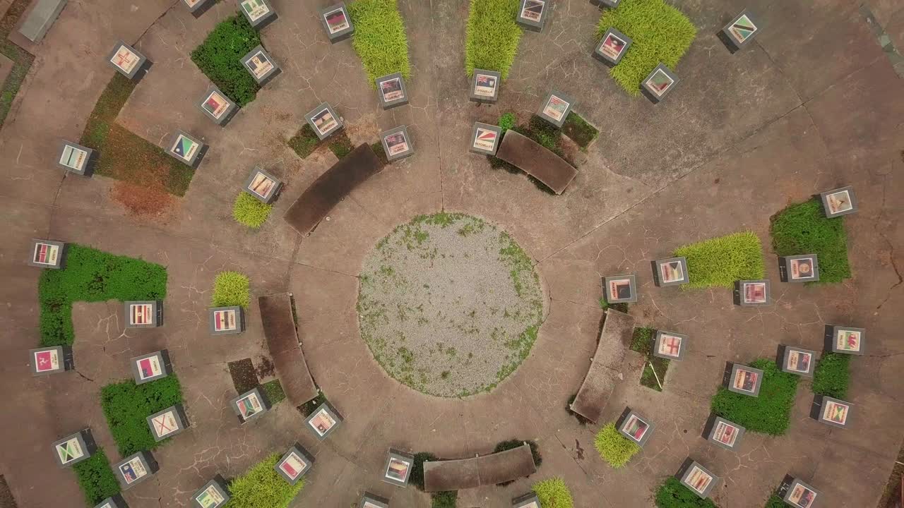 부키트 자릴 (bukit jalil) 에 있는 코먼웰스 공원 (bukit komanwel) 의 공중 사진