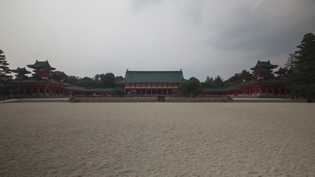 Exterior view of a Japanese temple