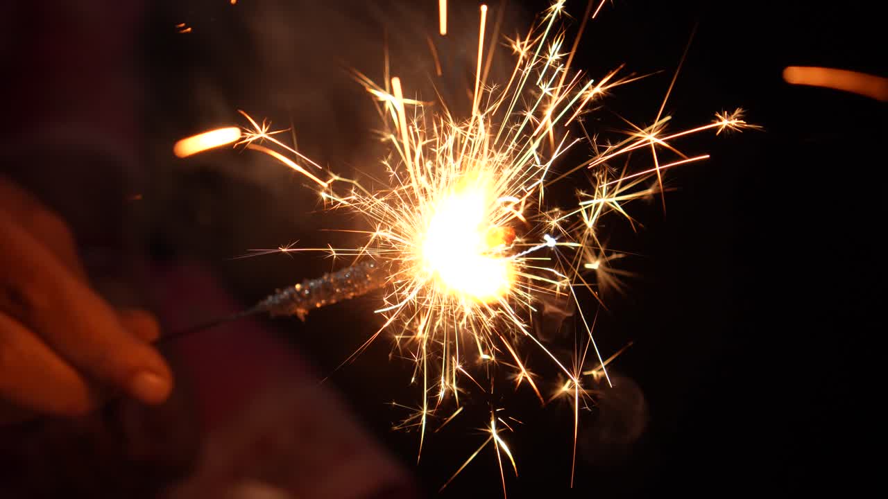 Different types of firecrackers are being burned during Diwali