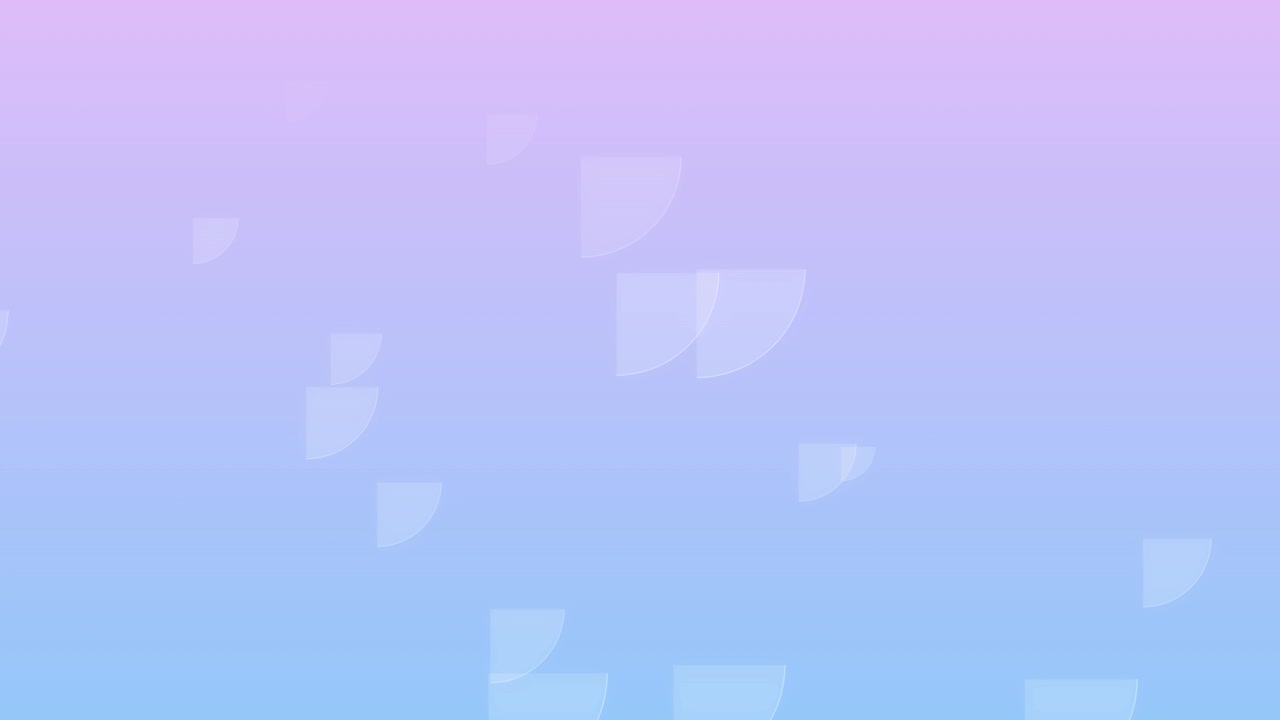 Abstract Motion Background with Floating Semi-Circle Shapes