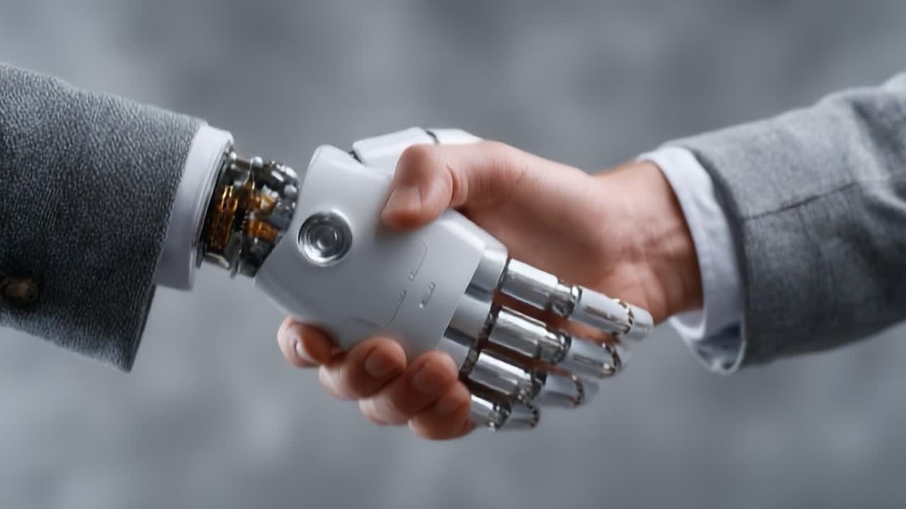 A Symbolic Handshake Between Human and Robot: Bridging the Gap Between Technology and Humanity in a Seamless Integration of the Future