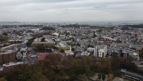 Skyline-Aerial-view-in-Yokohama