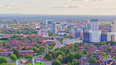 manchester city aerial view