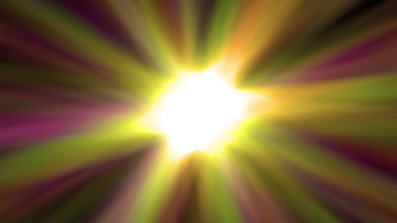 rayo de luz del sol bucle gráfico vj