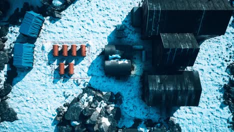 arial-view-of-antarctic-base-and-scientific-research-station