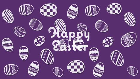 Animation-of-easter-eggs-and-happy-easter-text