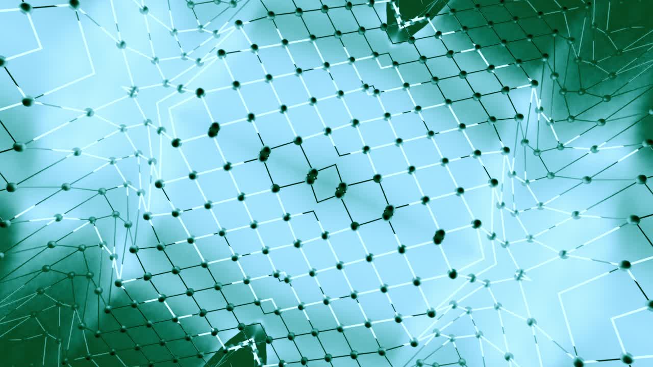 추상적 인 기하학적 네트워크 배경