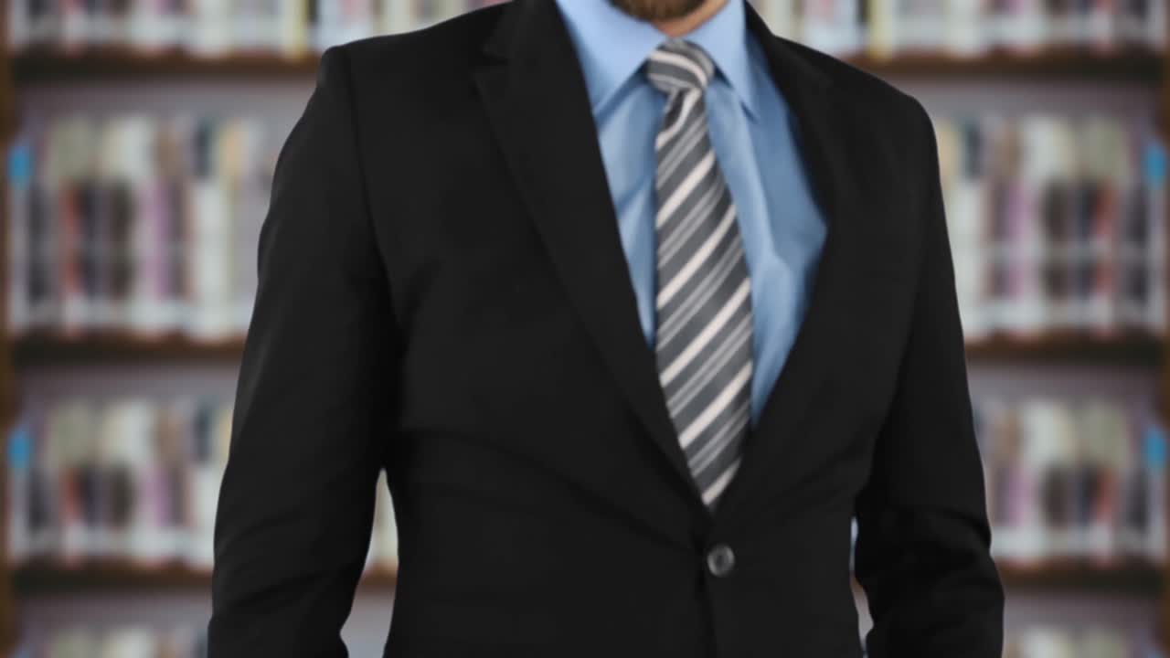 hombre de negocios inteligente tocando una pantalla digital 4k